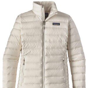 Patagonia Down Sweater Jacket Medium Birch White 800-fill-power down M